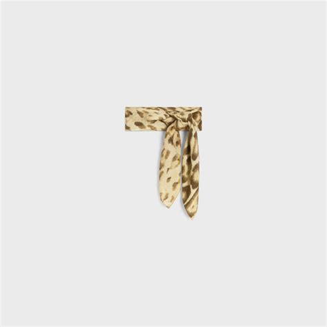 celine triomphe leopard|BANDANA IN TRIOMPHE LEOPARD SILK JACQUARD .